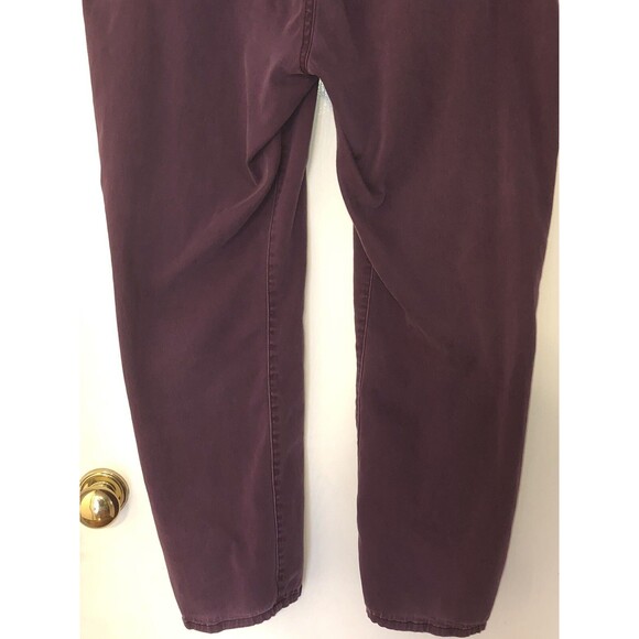 Ladies Bandolino Size 18 Maroon Jeans Used - Picture 6 of 6